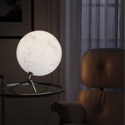 Globe: Modern World Globe with Light - World Globes