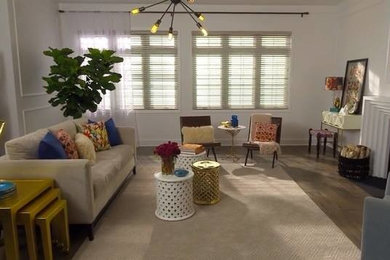 Inspiration for a timeless living room remodel in Portland