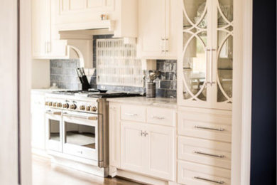 Example of a transitional kitchen design in Other