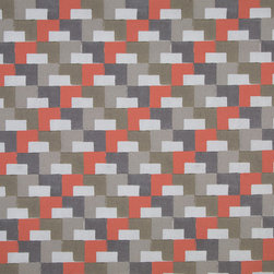 Frame & Cover - Tetric Coral 1001-02 - Fabric