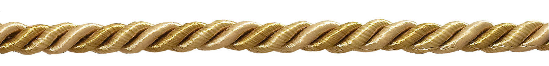 Cordone Decorativo Oro Barocco Collection 5/16" (8 Mm) In Viscosa E Cotone, Venduto Al Metro, Stile 516BNL Oro Medley 8633