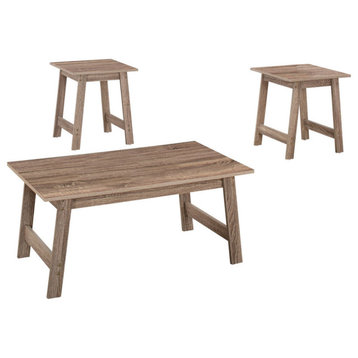 3-Piece Table Set, Taupe