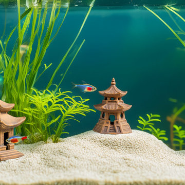 Miniature Japanese Pagoda Statue | Bonsai, Aquarium, Terrarium Decor