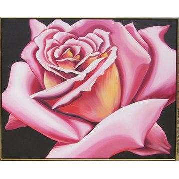 Lowell Blair Nesbitt, Pink Rose, Oil Painting