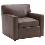 Lexington - Ardsley Leather Chair - This design offers exceptional comfort with a tight back and Ultra Down seat cushion.