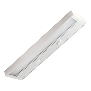 LED Under Cabinet Lighting Fixture- Edge Lit- Dimmable 10W 750 Lumens, 3000k, 11