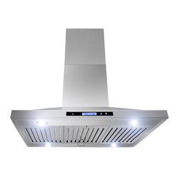 AKDY - AKDY AG-Z9002 Stainless Steel Island Mount Range Hood Kitchen Hod - Range Hoods And Vents