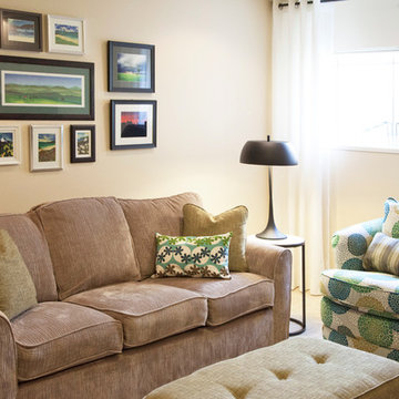 THOM1 - Small Space Design - Library Retreat with Tea Bar