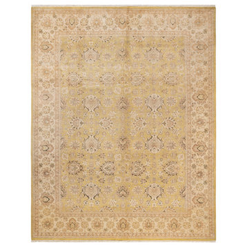 Eclectic, One-of-a-Kind Hand-Knotted Area Rug Green, 8' 2" x 10' 4"