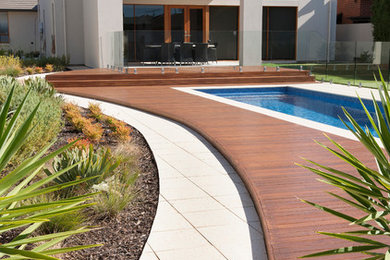 This is an example of a large contemporary home in Adelaide.