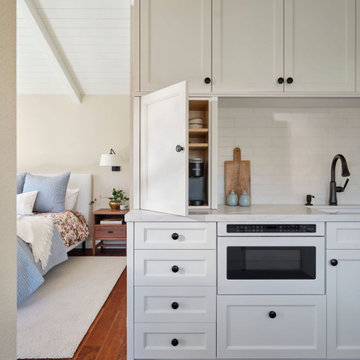 Appliance Garage Storage in Small ADU Kitchen