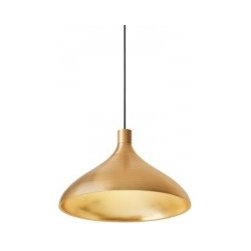 Pablo Swell Wide Single String Brass Pendant - Pendant Lighting
