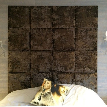 Lushious Chocolate - Crushed Velvet Padded Wall Tiles