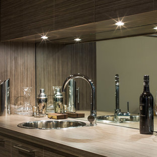 Home theater - modern home theater idea in Adelaide