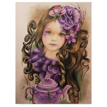 Sheena Pike Art And Illustration 'Lavender' Canvas Art, 47"x35"