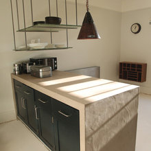Microconcrete furniture