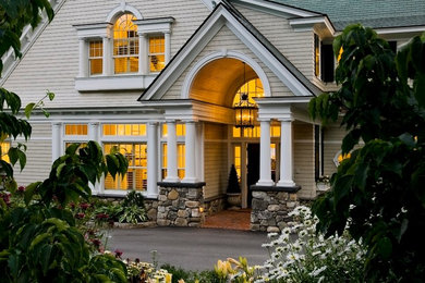 Inspiration for a timeless entryway remodel in Portland Maine