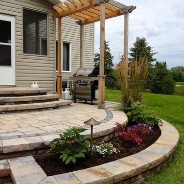 Relaxing Retreat with a Natural Pond Water Feature