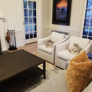 Modern Transitional Living & Study, Irvington NY