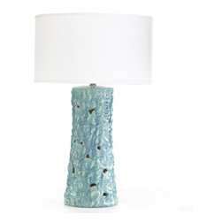 Ceramic Cumulus Lamp - Aqua - Table Lamps