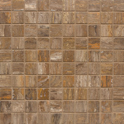 Moda Mosaic Square Mosaic in Machiato - Mosaic Tile