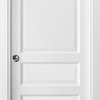 3 Panel Pocket Door 30 x 80 & Frames | Lucia 31 Matte White | Pantry Kitchen