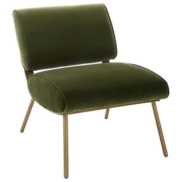 Uttermost - 23823 - Accent Chair - Knoll - Brushed Brass