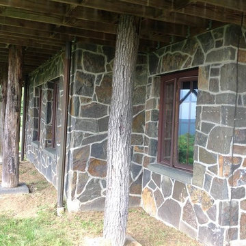 Custom Rustic Stone Foundation