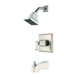 Pegasus Exhibit Single-Handle Tub and Shower Faucet, Brushed Nickel - Tub And Shower Faucet Sets