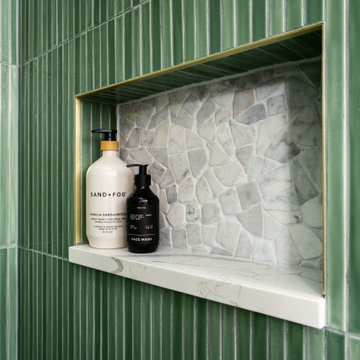 Oakley Bathroom: A Modern Green Refresh