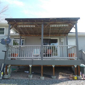 BEFORE PHOTO. Comfy Catio (Cat Patio / Deck)