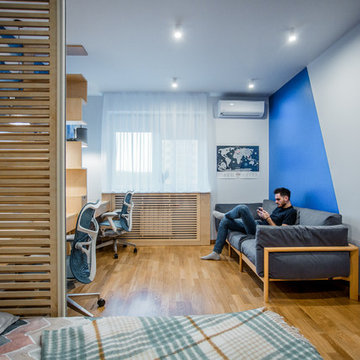 Light-blue apartment