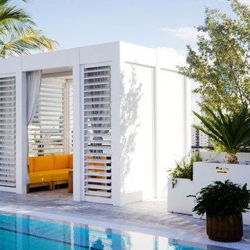 Commercial: Rooftop cabanas, Arlo Hotels Wynwood, Miami, FL