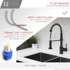 STYLISH Pull Down Kitchen Faucet  K-107N Matte Black