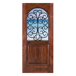 VICTORIA - MAHOGANY EXTERIOR DOOR (1-3/4") - Windows And Doors