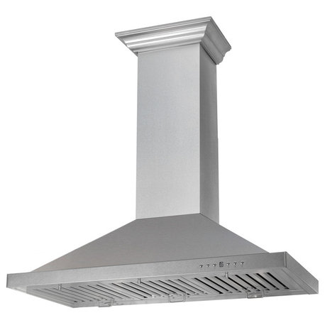 ZLINE 36" Designer Series DuraSnow Stainless Steel Wall Mount Range Hood