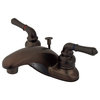 Kingston Brass 4" Centerset Bathroom Faucet, Oil Rubbed Bronze