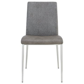 Rasmus Side Chair With, Set of 2, Light Gray