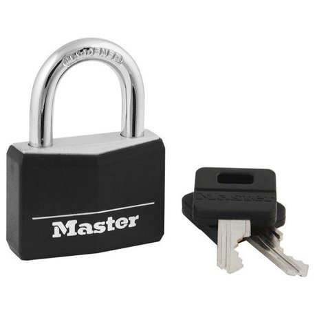 Master Lock 141D Covered Solid Body Padlock, 1-9/16"