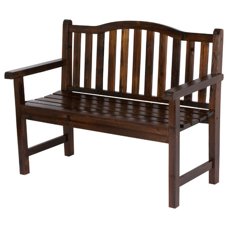 Belfort Garden Bench, Burnt Brown