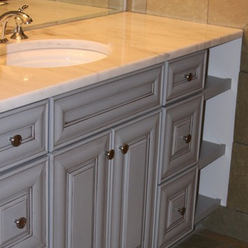 Slate and Marble Guest Bath