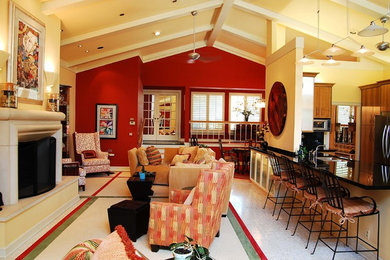 Living room - traditional living room idea in Oklahoma City