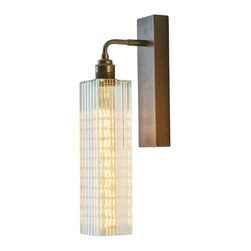 Reeded Long LED Bathroom Wall Light - Wall Lights