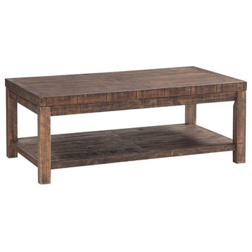 Chapel Farm House Coffee Table in Rustic Brown Reclaimed Wood