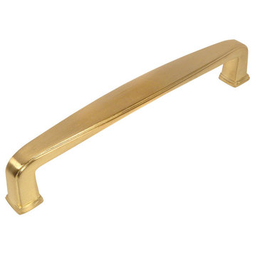 Cosmas 4392-160BB Brushed Brass 6-5/16” CTC Cabinet Pull