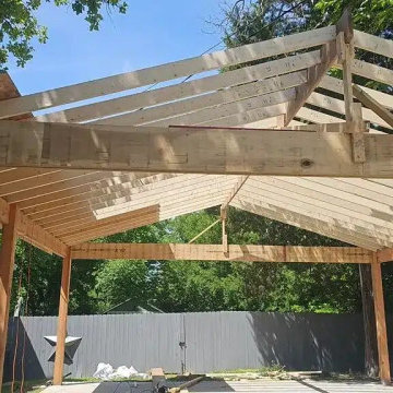 Covered Porch and Two-Car Carport for a 1920s Home | Weatherford, TX