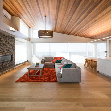 Sunny, natural beachfront residence