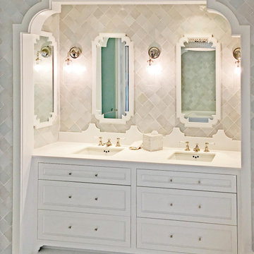 Bathroom Vanity, Casing, and Custom Mirrors