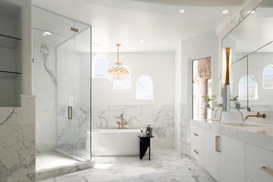 Bathroom - large transitional bathroom idea in Phoenix