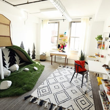 Scandinavian Kids Play Room in St. Louis